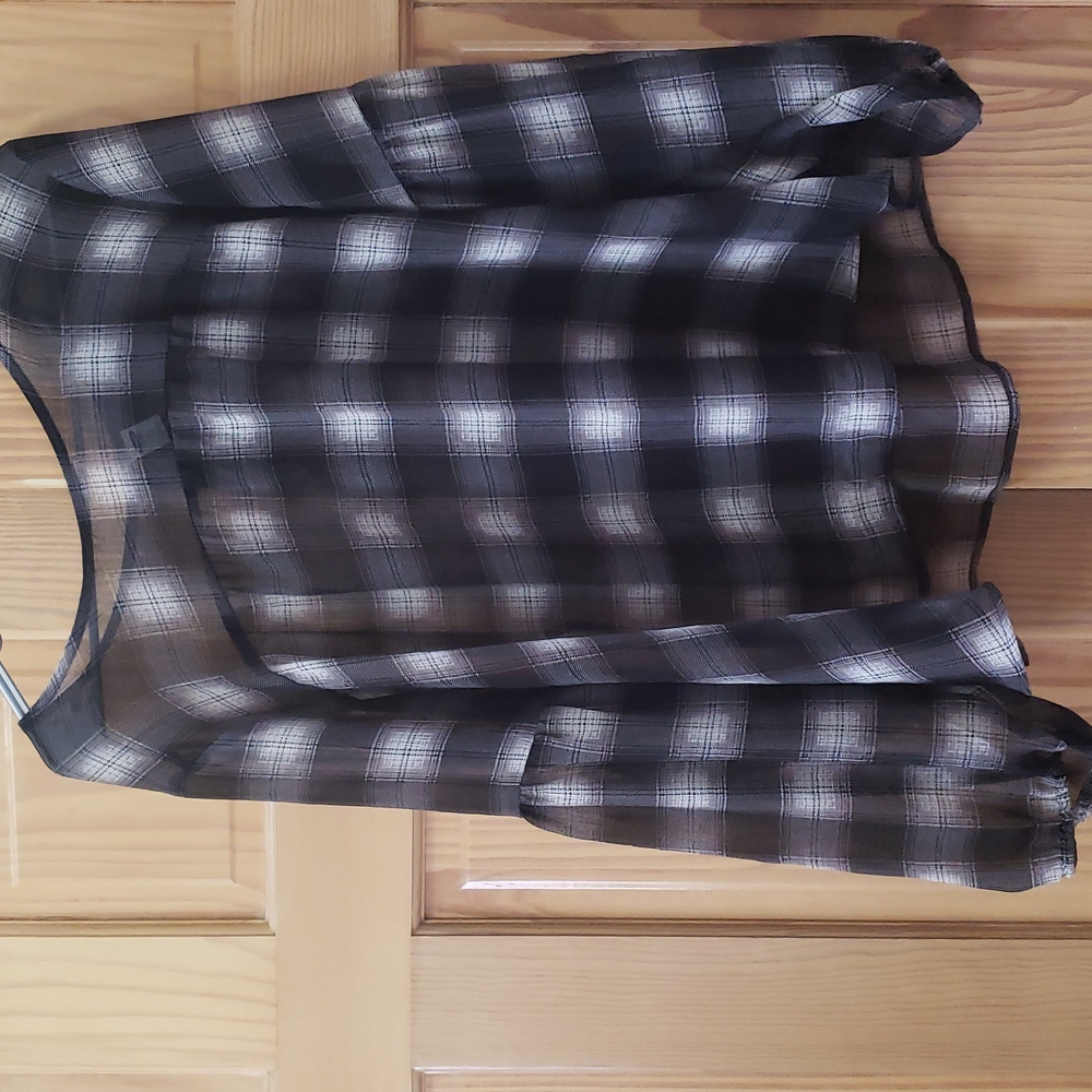 Old Navy Buffalo Plaid Blouse